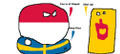 Polandball Wikiball e seu adm brigando com a Fandomtangle que queria fecha-lo