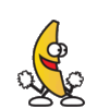 La banana bailando xd.gif