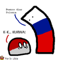 Intimidando a Polonia.