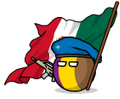 Moulderkurt.5 armado y con la bandera de Italia con escudo