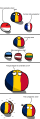 Ejemplo de la confusión entre Chad y Rumania.