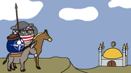 Don Quijote de EUAball y Sancho OTAN