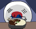 Corea del Surball comiendo jjajangmyeon