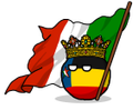 Antonio12ITA con la bandera de Mexico sin escudo