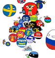 Mapa de Finlandia versión Polandball