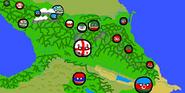 Mapa de Georgia versión Polandball