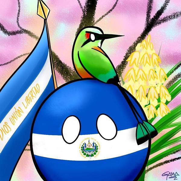Archivo:El Salvadorball y sus simbolos nacionales.jpg