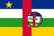 Central African RepublicBall Countryball and it's flag.png