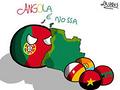 Portugal mostrando seu carinho sobre a Angola....
